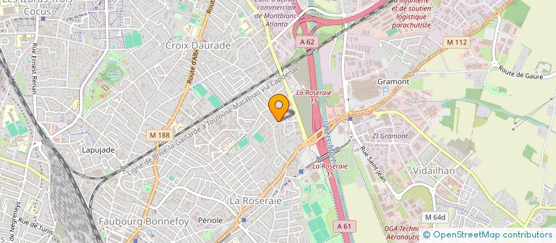 localisation de l'entreprise LIVRON  TOULOUSE