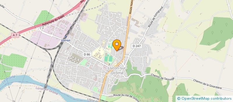 localisation de l'entreprise LIVRON MACON à LIVRON-SUR-DROME