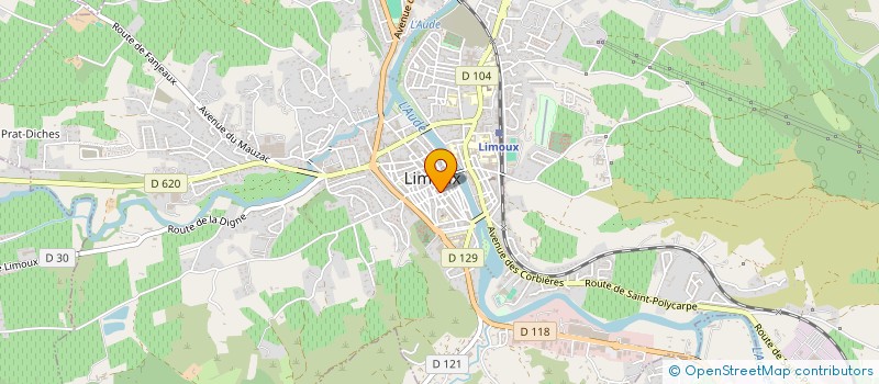 localisation de l'entreprise LIVROUX EXPRESS à LIMOUX
