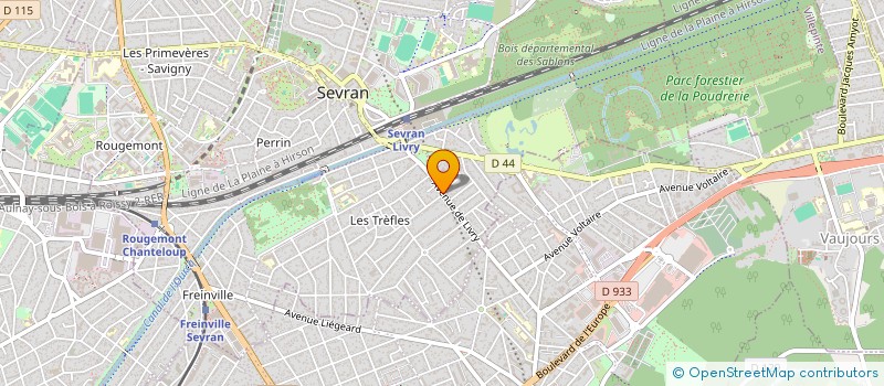 localisation de l'entreprise LIVRY BARBER à SEVRAN