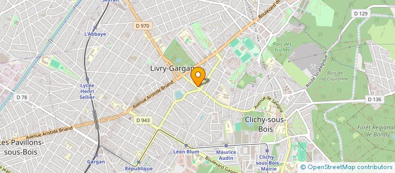 localisation de l'entreprise LIVRY BATIMENT à LIVRY-GARGAN