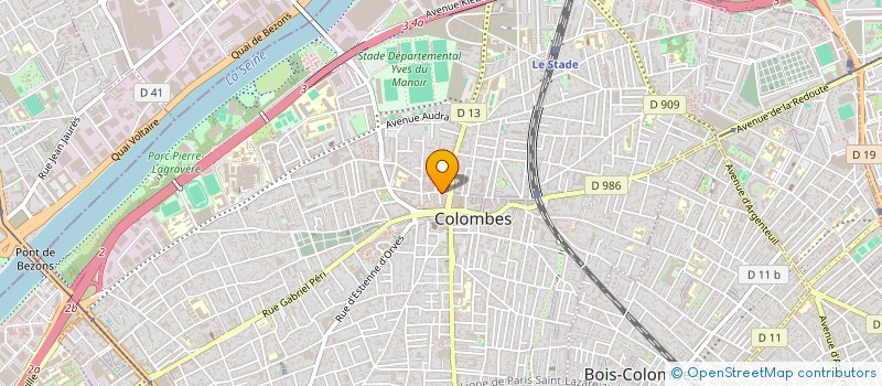 localisation de l'entreprise LIVRY ETANCHEITE à COLOMBES