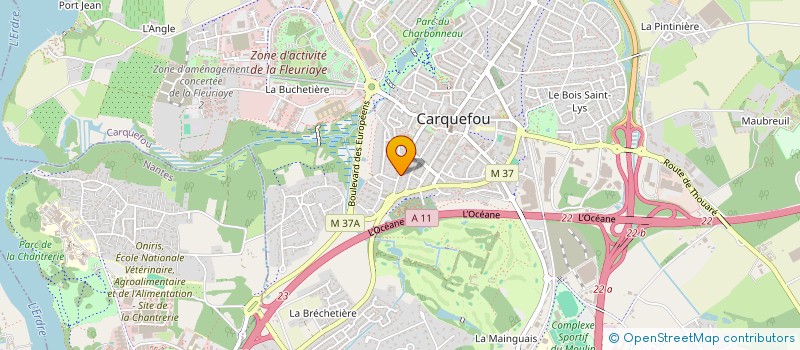 localisation de l'entreprise LIW DEVELOPPEMENT à CARQUEFOU
