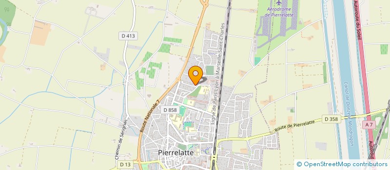 localisation de l'entreprise LIWA à PIERRELATTE