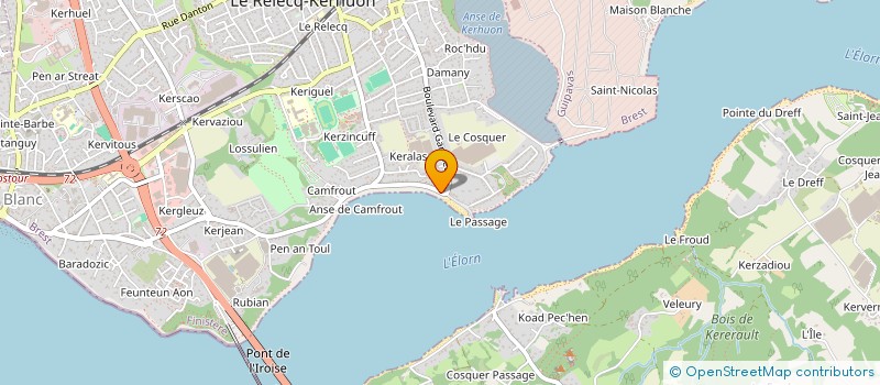 localisation de l'entreprise LIWA  LE RELECQ-KERHUON