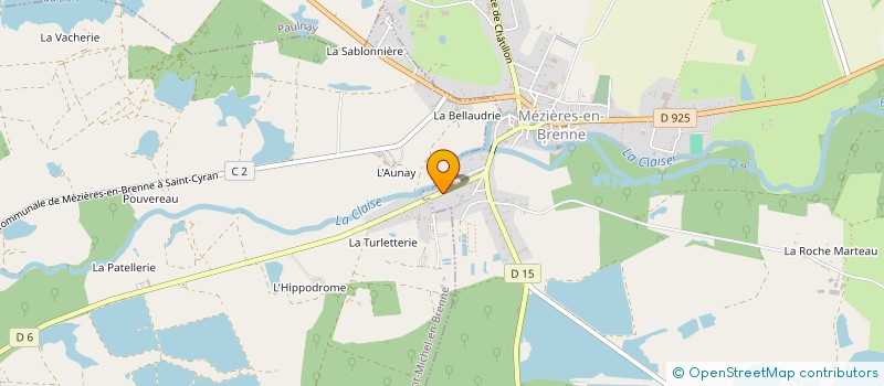 localisation de l'entreprise LIXA 2 ALPES à MEZIERES-EN-BRENNE
