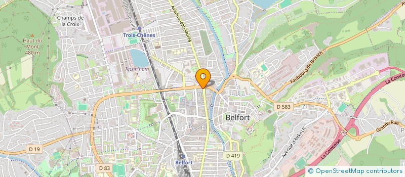 localisation de l'entreprise LIXBEE CAPITAL à BELFORT