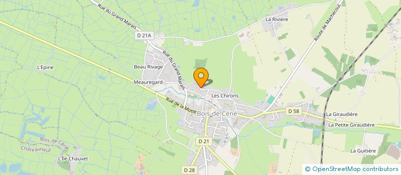 localisation de l'entreprise LIXELIO  BOIS-DE-CENE