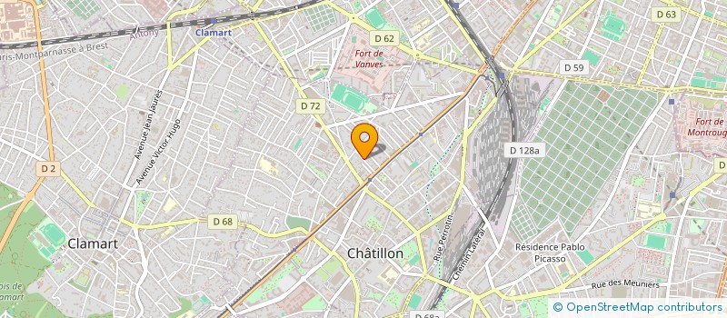 localisation de l'entreprise LIXTI à CHATILLON