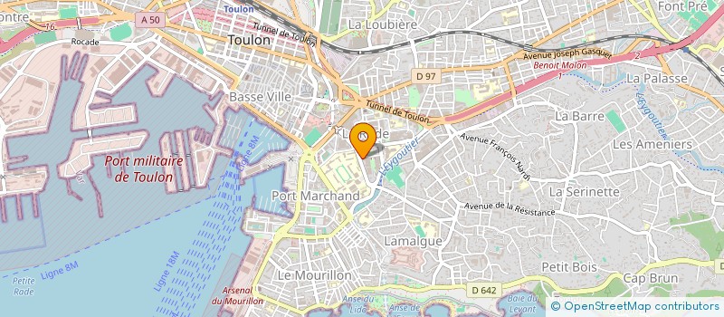 localisation de l'entreprise LIXYBER à TOULON