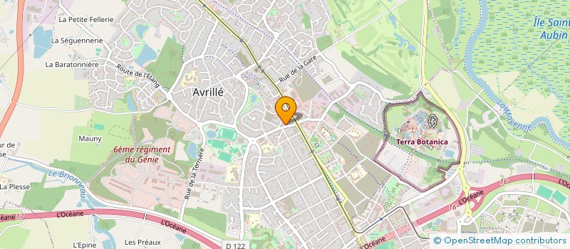 localisation de l'entreprise LIYA à AVRILLE