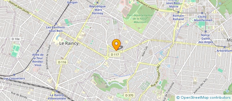 localisation de l'entreprise LIYA AUTO  LE RAINCY