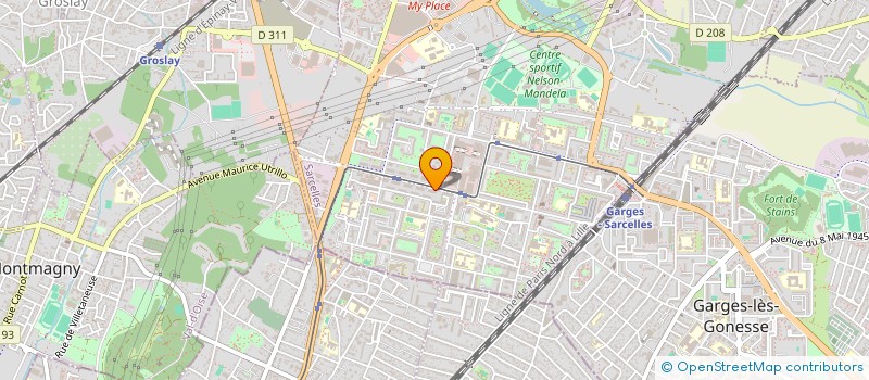 localisation de l'entreprise LIYABRAIRIE à SARCELLES