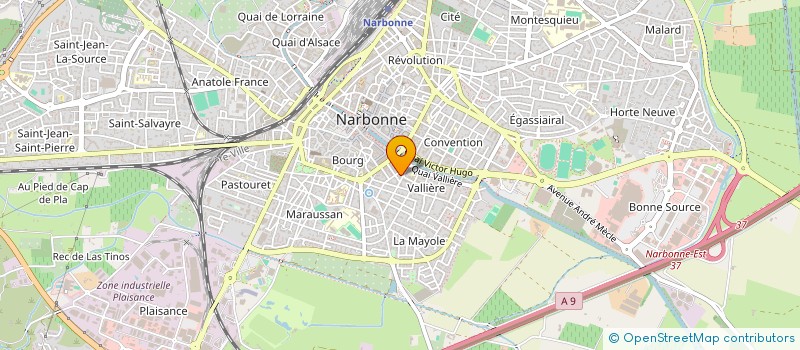 localisation de l'entreprise LIYAN  NARBONNE