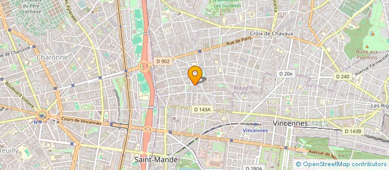 localisation de l'entreprise LIYANG à MONTREUIL