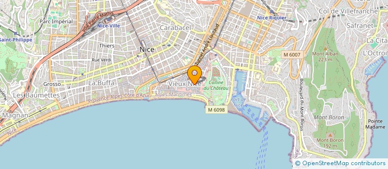 localisation de l'entreprise LIYI à NICE