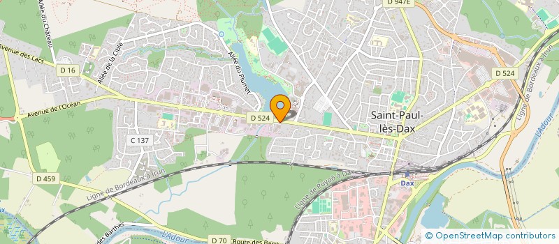 localisation de l'entreprise LIYO CUISINES à SAINT-PAUL-LES-DAX