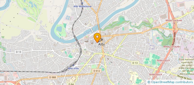 localisation de l'entreprise LIZ à ALBI