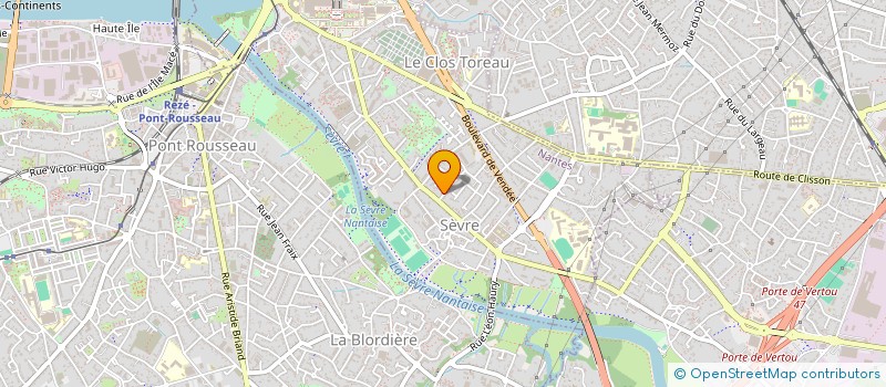 localisation de l'entreprise LIZ à NANTES