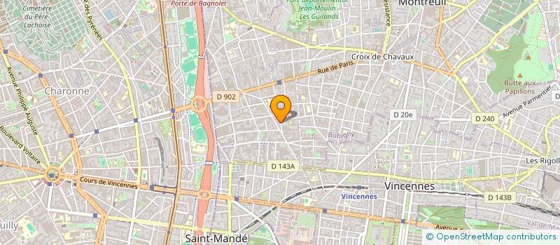 localisation de l'entreprise LIZ BATIMENT à MONTREUIL
