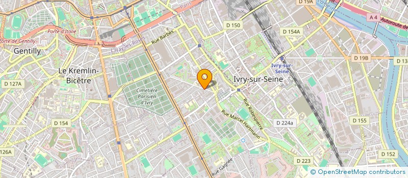 localisation de l'entreprise LIZ & CO  IVRY-SUR-SEINE