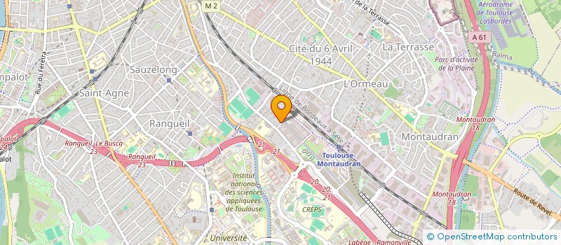 localisation de l'entreprise LIZ-LOU à TOULOUSE