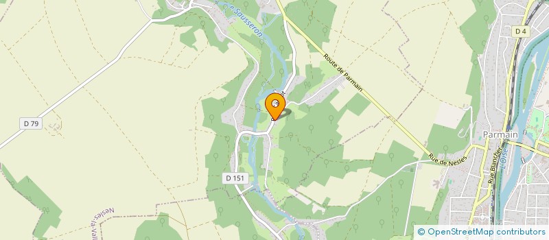 localisation de l'entreprise LIZ-NOE 2  NESLES-LA-VALLEE