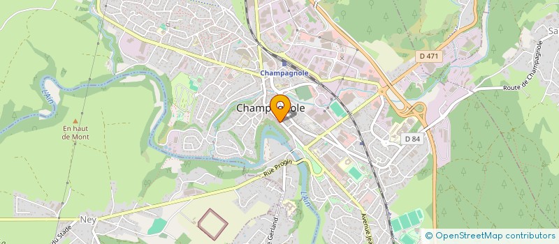 localisation de l'entreprise LIZ'OR à CHAMPAGNOLE
