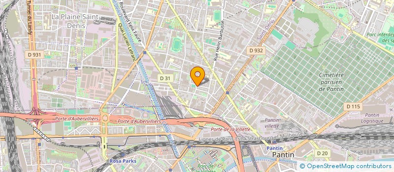 localisation de l'entreprise LIZA  AUBERVILLIERS