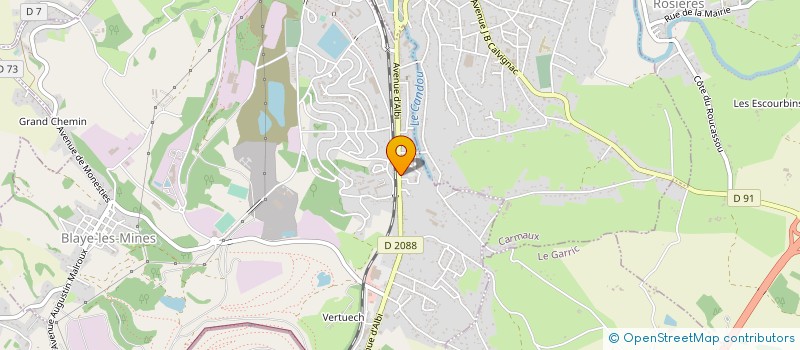 localisation de l'entreprise LIZA  BLAYE-LES-MINES