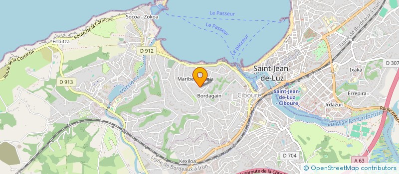 localisation de l'entreprise LIZA ETXEAK  CIBOURE