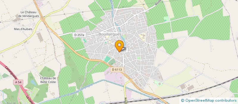 localisation de l'entreprise LIZA HOLDING  BOUILLARGUES