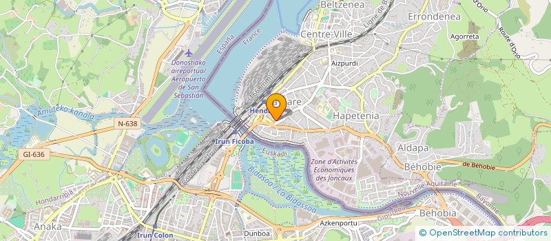 localisation de l'entreprise LIZA PRODUCTION  GUETHARY