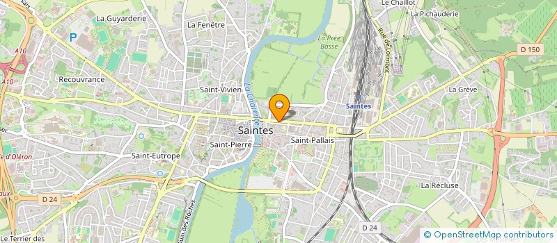 localisation de l'entreprise LIZAG1  SAINTES