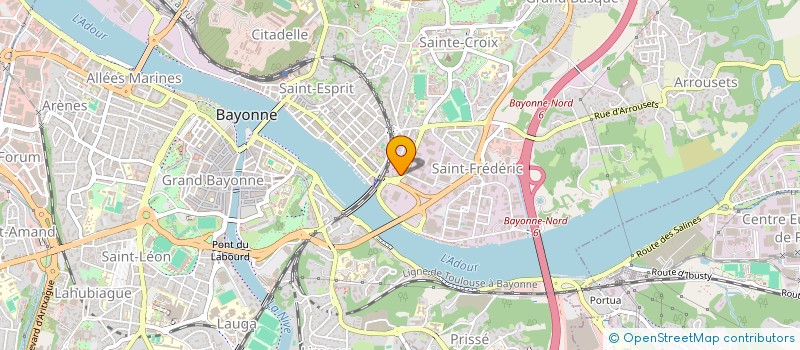 localisation de l'entreprise LIZETTE à BAYONNE