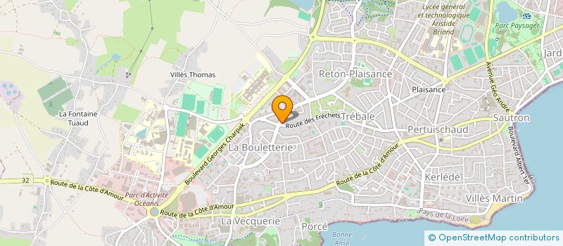 localisation de l'entreprise LIZETTE à SAINT-NAZAIRE