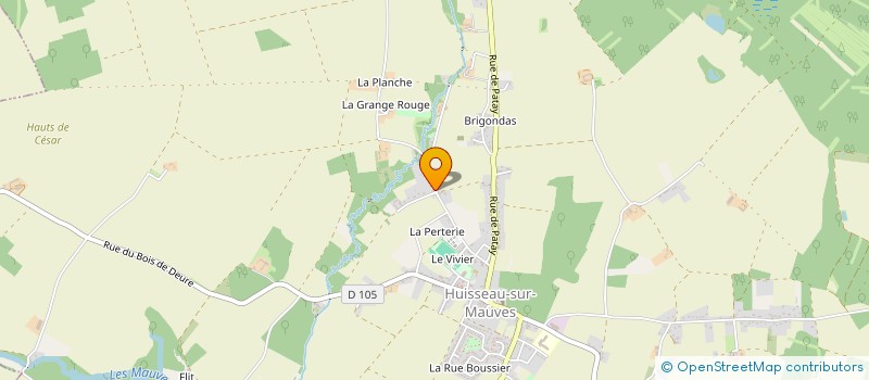 localisation de l'entreprise LIZIA  HUISSEAU-SUR-MAUVES