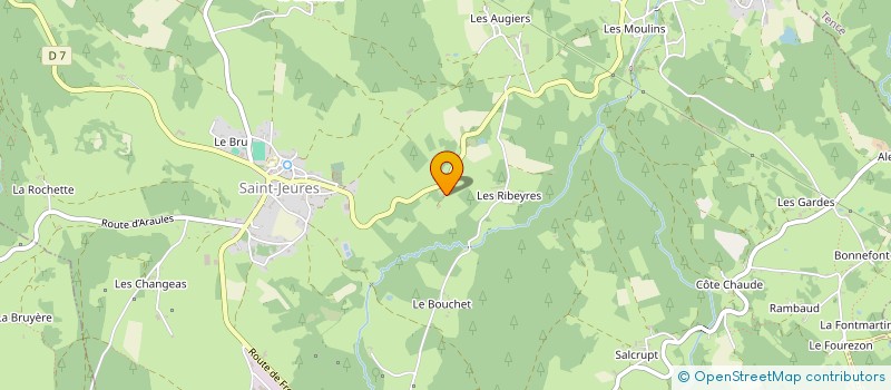 localisation de l'entreprise LIZIEUX MULTISERVICES  SAINT-JEURES