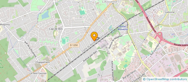 localisation de l'entreprise LIZIM  PESSAC