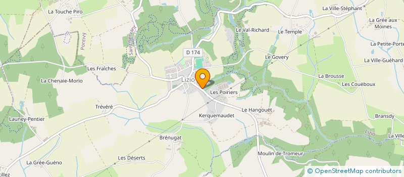 localisation de l'entreprise LIZIO ALLUME LES BREIZH  LIZIO