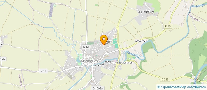 localisation de l'entreprise LIZIO FINITIONS  MARINGUES