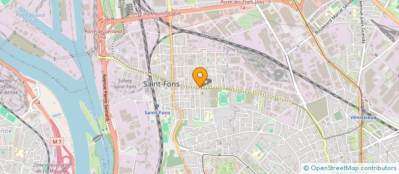 localisation de l'entreprise LIZNA à SAINT-FONS