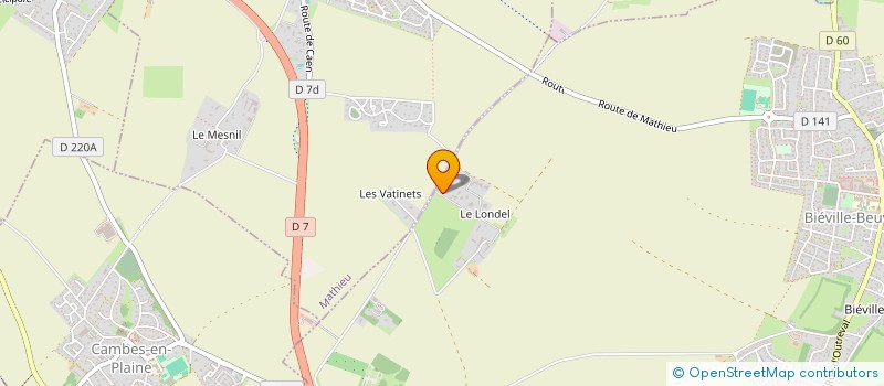 localisation de l'entreprise LIZO 1  BIEVILLE-BEUVILLE