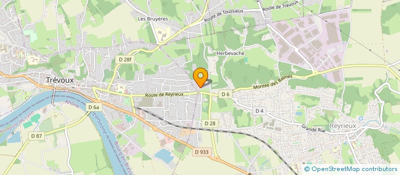 localisation de l'entreprise LIZO à REYRIEUX