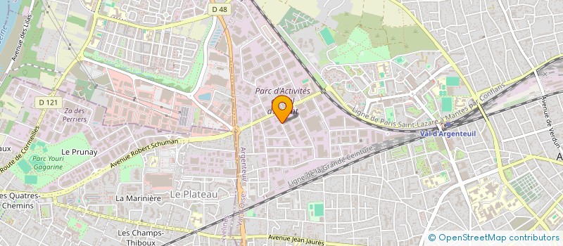 localisation de l'entreprise LIZO BUREAUTIQUE à ARGENTEUIL