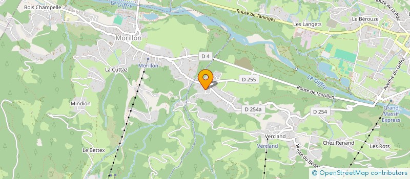 localisation de l'entreprise LIZOE à SAMOENS