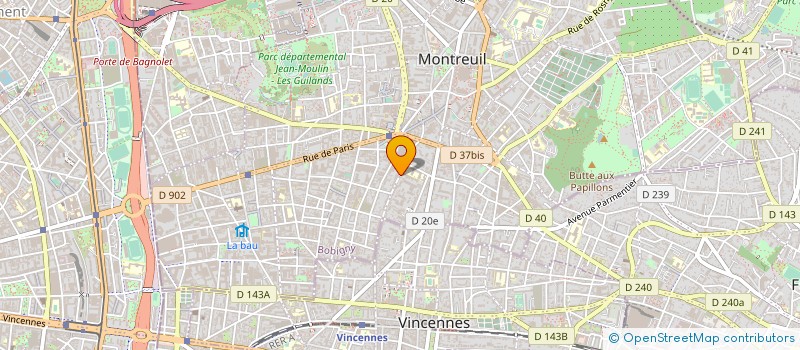 localisation de l'entreprise LIZONG à MONTREUIL
