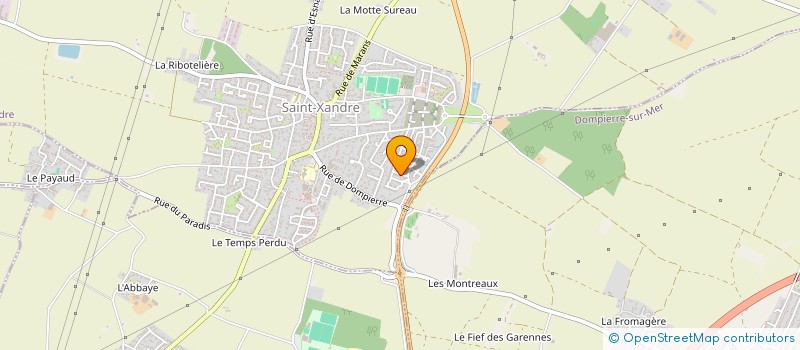localisation de l'entreprise LIZORA PROMOTION à SAINT-XANDRE