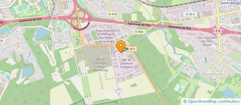 localisation de l'entreprise LIZSOL à COLLEGIEN