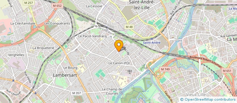 localisation de l'entreprise LIZZY WATT à LAMBERSART